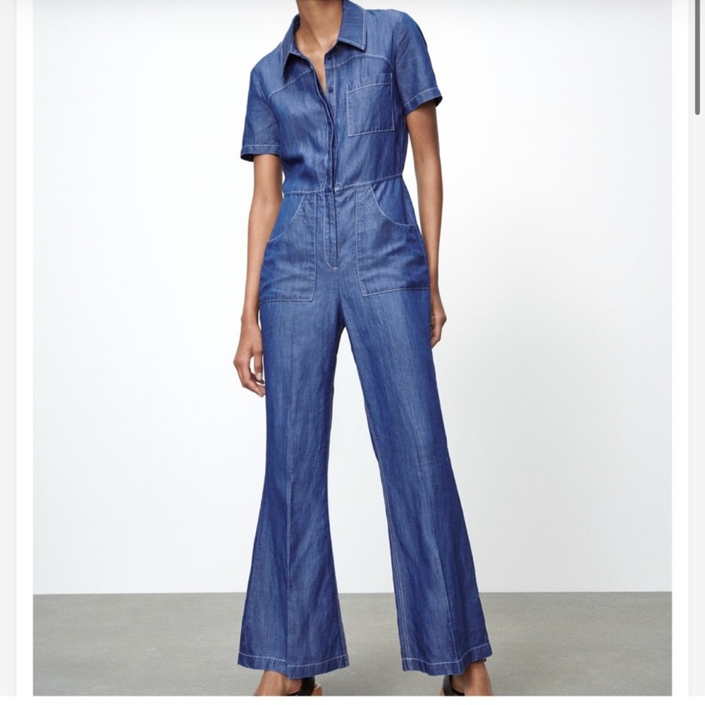 Zara Rustic Blue Jumpsuit